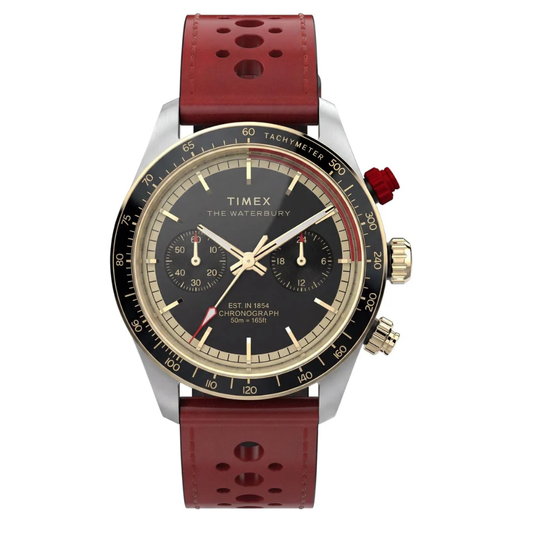Timex Waterbury Round Black Dial Analogue Men's Watch - TW2Y93400UJ