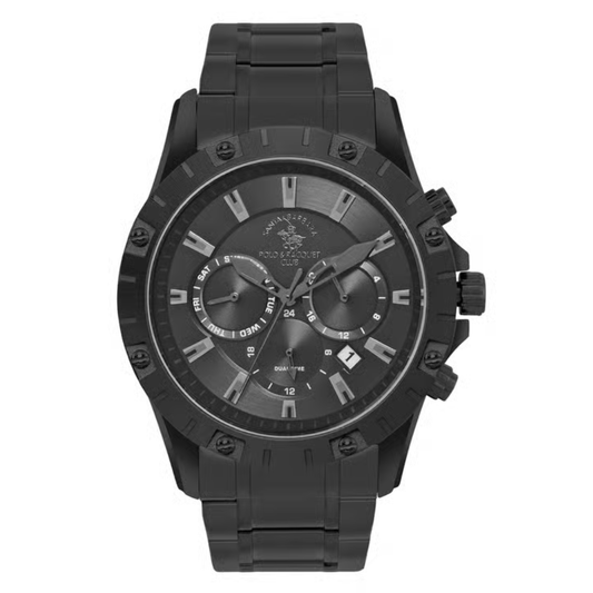 Santa Barbara Polo & Racquet Club Chronograph Black Dial Men's Watch SB.1.10545-4
