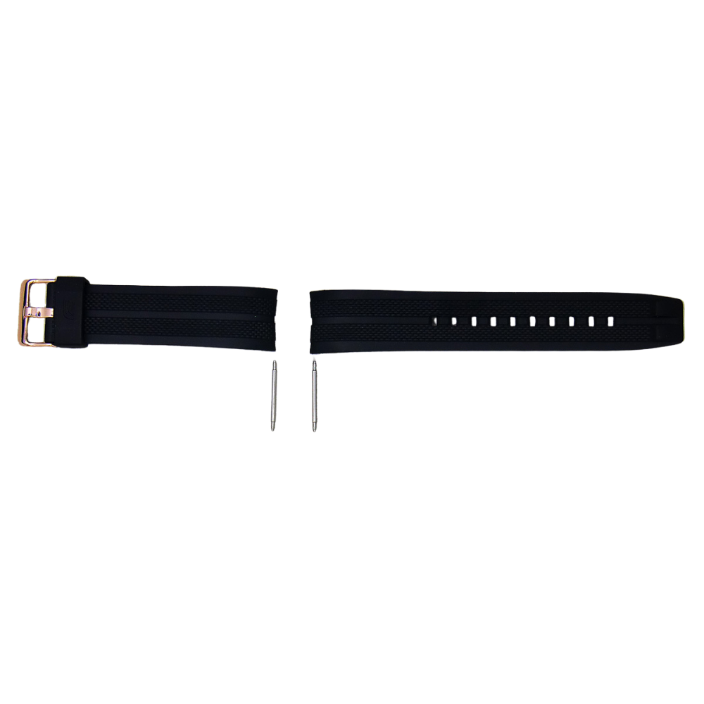 Casio Edifice Black Resin Men's Watch Strap for EQS-900PB-1AV, EQS-900PB-1BV | 10591130