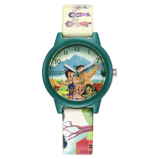 Zoop Chhota Bheem Multicoloured Dial Yellow Strap Kids Analogue Watch 16042PP04