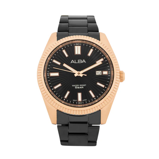 ALBA Active Black Dial Men's Watch AS9T56X1