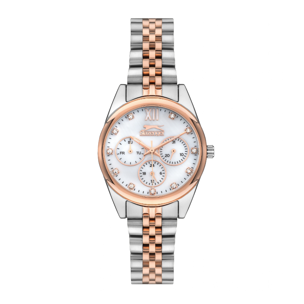 SLAZENGER Steel Case Mother of Pearl Dial Women's Watch SL.09.1990.4.01