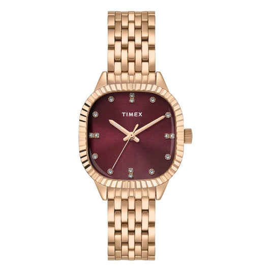 Timex Square Burgundy Women Watch TWEL27300