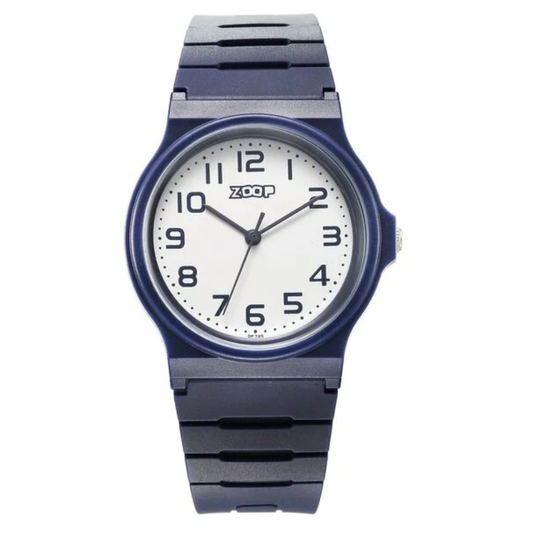 Zoop White Dial Blue Strap Girls Kids Analog Watch 16032PP02