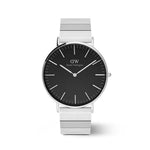Daniel Wellington Classic Analog Watch Black & Silver Men's Watch DW00100774K