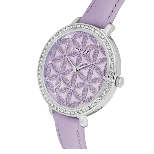 Timex Fashion Lavender Dial Women's Watch TWEL14706