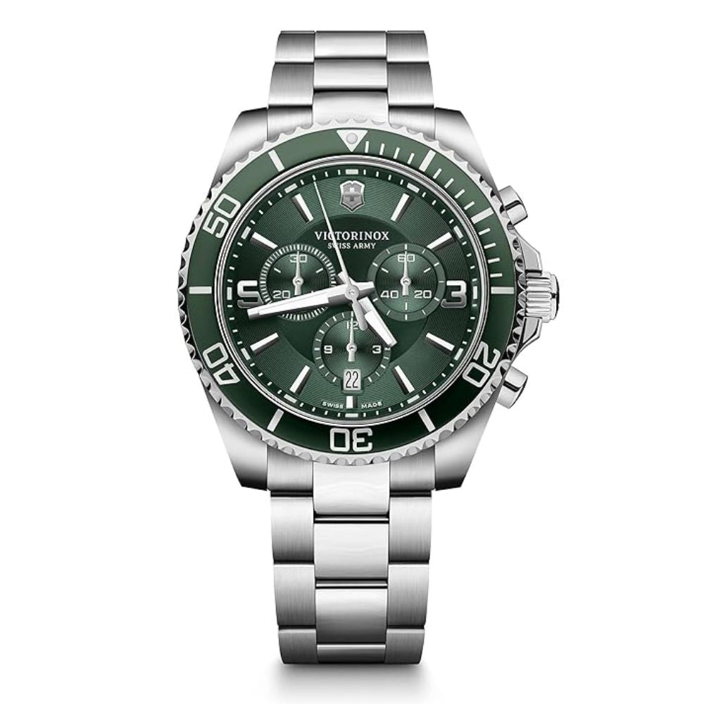 Victorinox Maverick Chrono Green Dial Men Watch - 241946