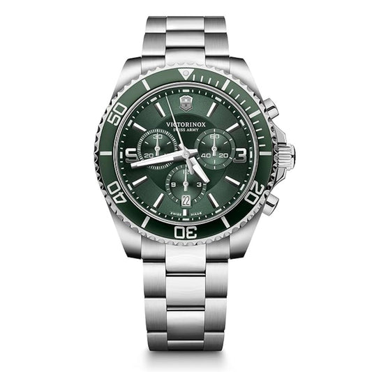 Victorinox Maverick Chrono Green Dial Men Watch - 241946