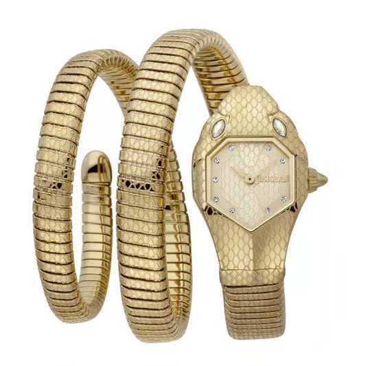 Just Cavalli Glam Snake Gold Women's Watch JC1L168M0035