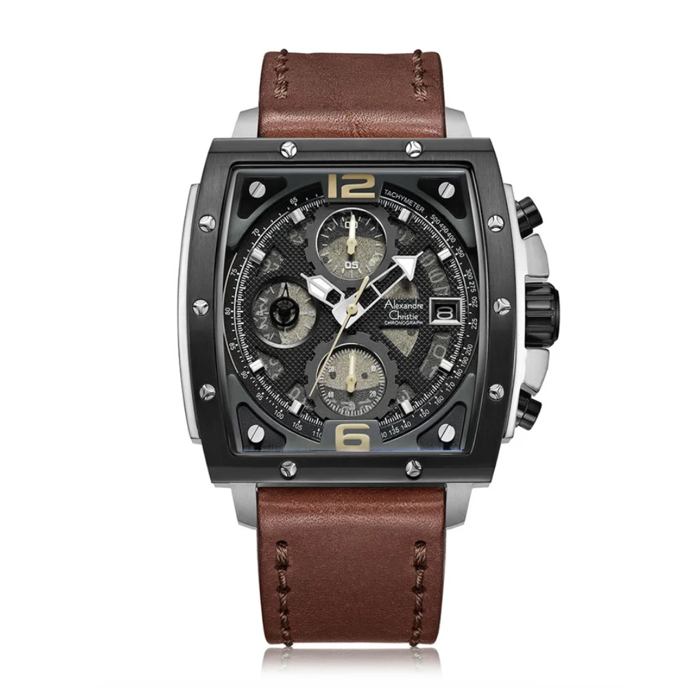 Alexandre Christie Chronograph Black Men's Watch 6376MCLTBBAIVBO