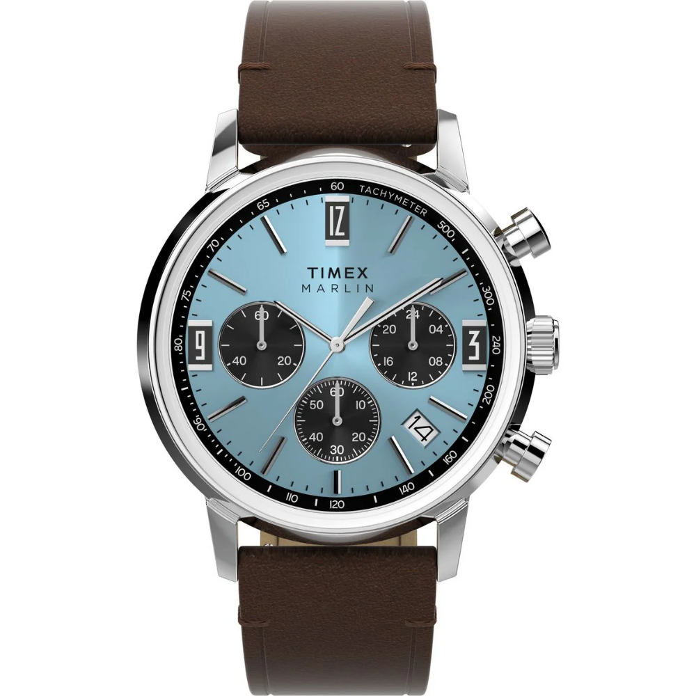 Timex Round 40mm Blue Dial Men's Watch TW2Y66600IK