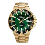 ALBA Green Patterned Dial Men's Watch AS9S74X1