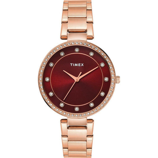 Timex Trendline Red Dial Women's Watch TWEL18724