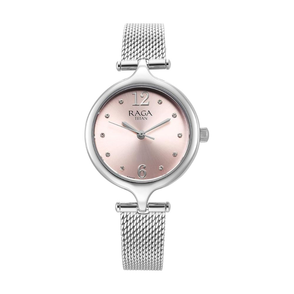 Titan Raga Showstopper Pink Women's Watch 95268SM01