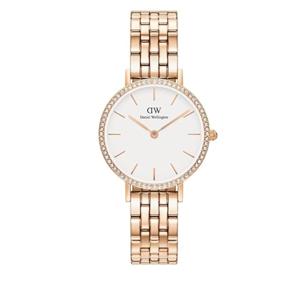 Daniel Wellington Petite Analog White Rose Gold Women's Watch DW00100666K