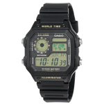 Casio Youth Series Black Dial Men Watch D098 AE-1200WH-1BVDF