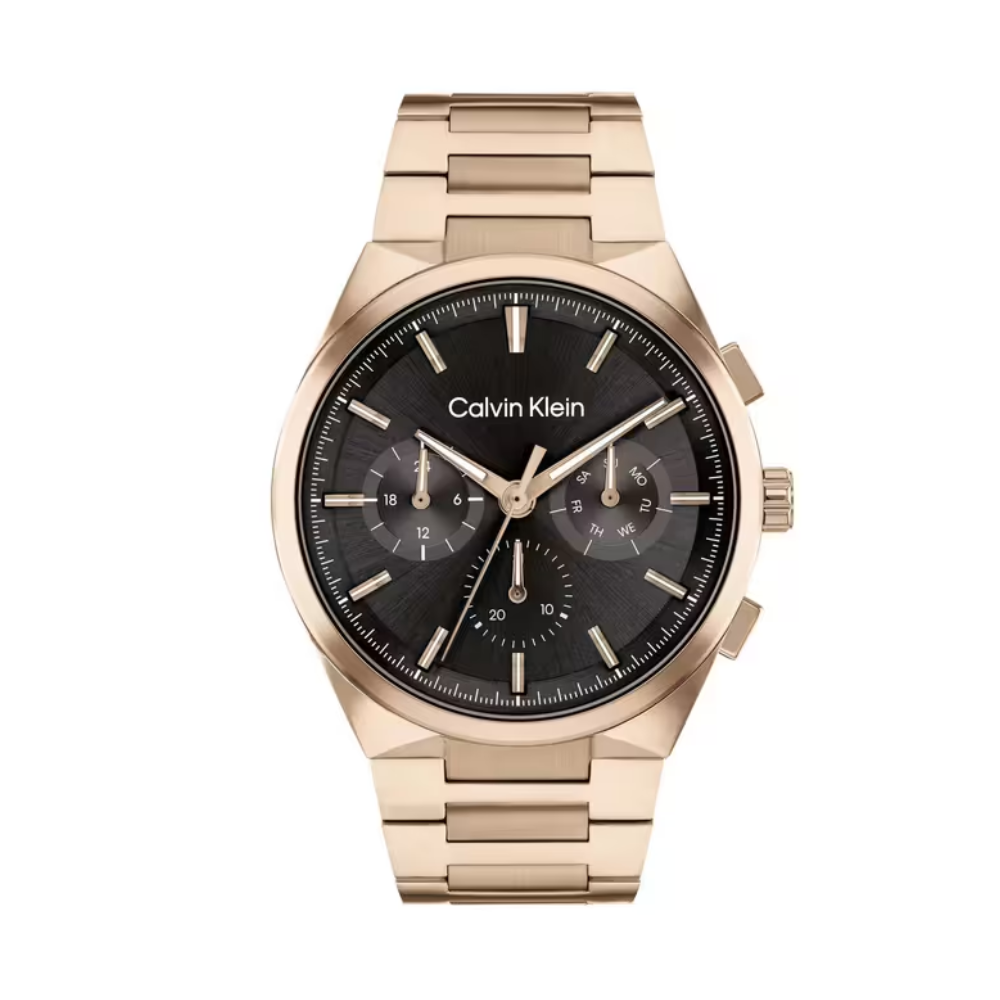 Calvin Klein Distinguish Black Dial Men's Analog Stainless Steel Watch 25200506