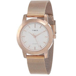 TIMEX Silver Rose Gold Women's Watch TW000W110