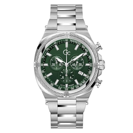 G.C. IronClass Chrono Green Dial Men's Watch Z32002G9MF