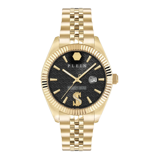 PHILIPP PLEIN Date Superlative Black Dial Men's Watch PWMFA1025