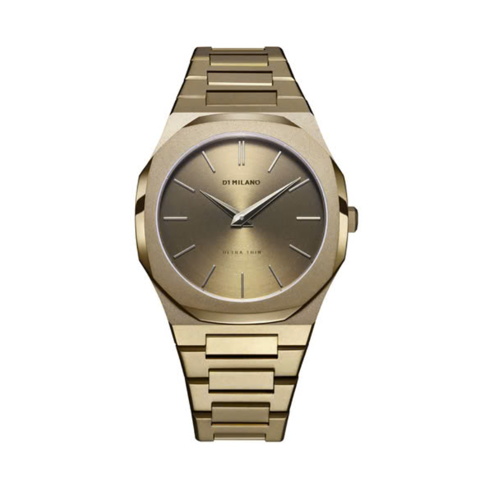 D1 Milano Ultra Thin Gold Dial Men's Watch UTBJ36