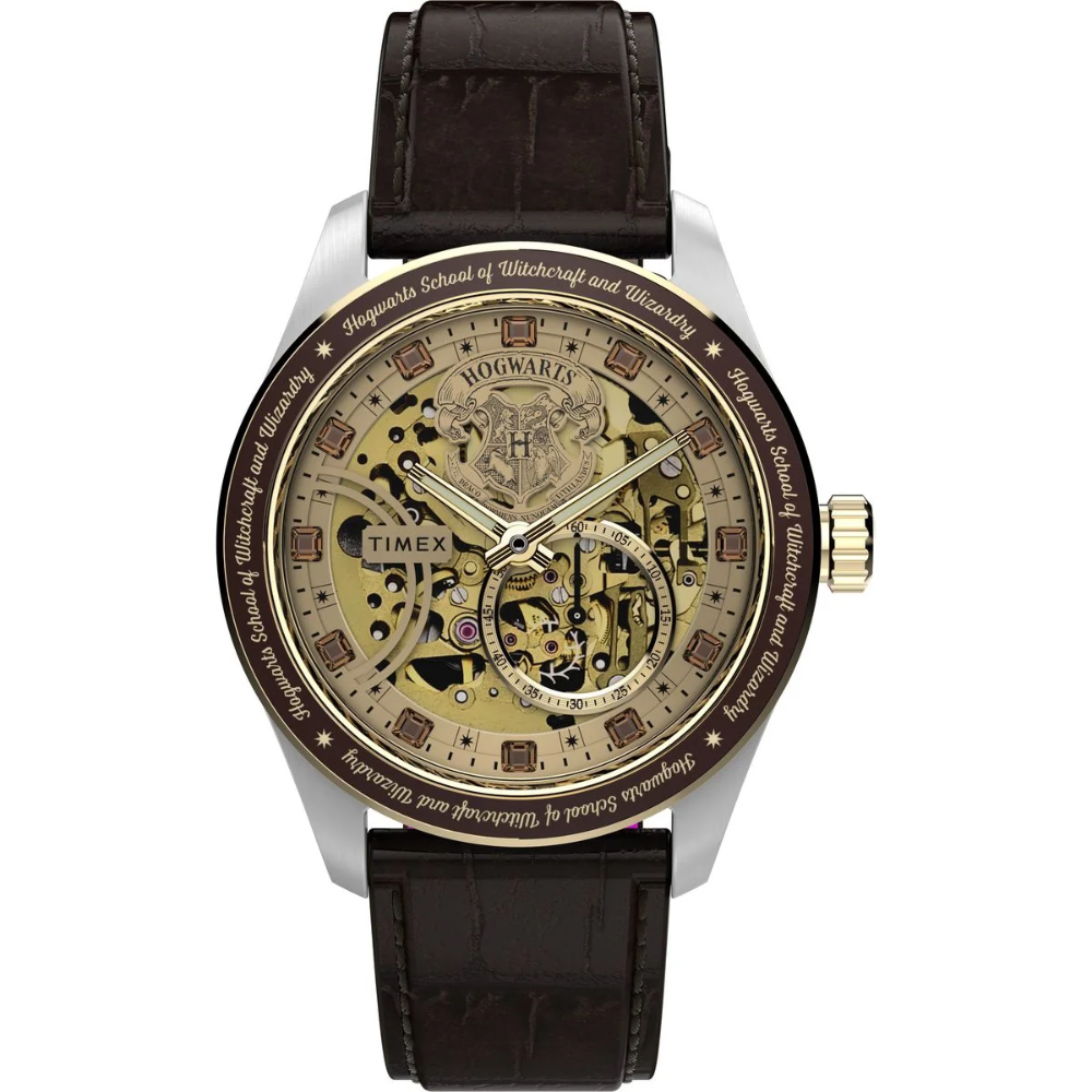 Harry Potter x Timex Waterbury Gold Dial Men's Watch TW2Y75500X6