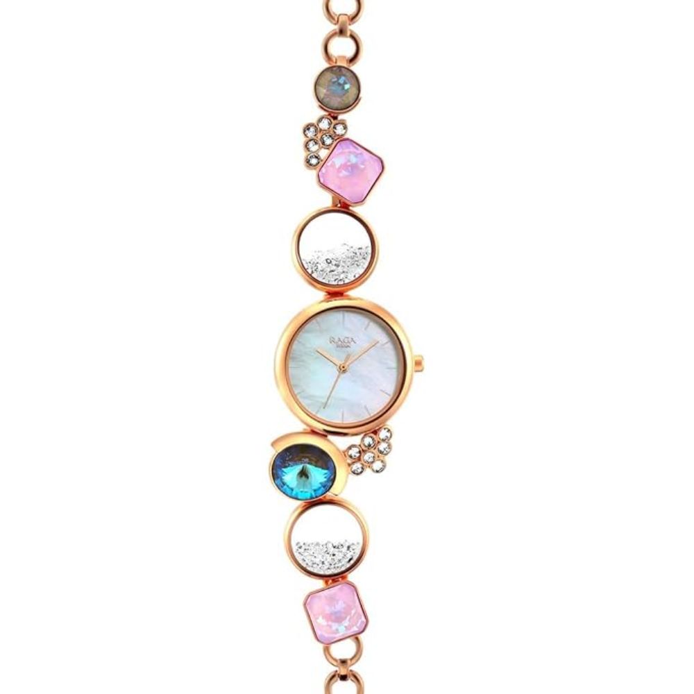 Titan Raga Moments of Joy Rose Gold Women's Watch 95128WM01