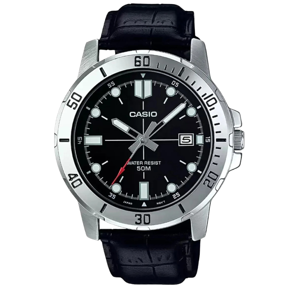 Casio Enticer Black Dial Men Watch A1371 MTP-VD01L-1EVUDF