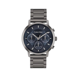 Calvin Klein Gauge Blue Dial Men's Quartz Analog Stainless Steel Watch 25200495