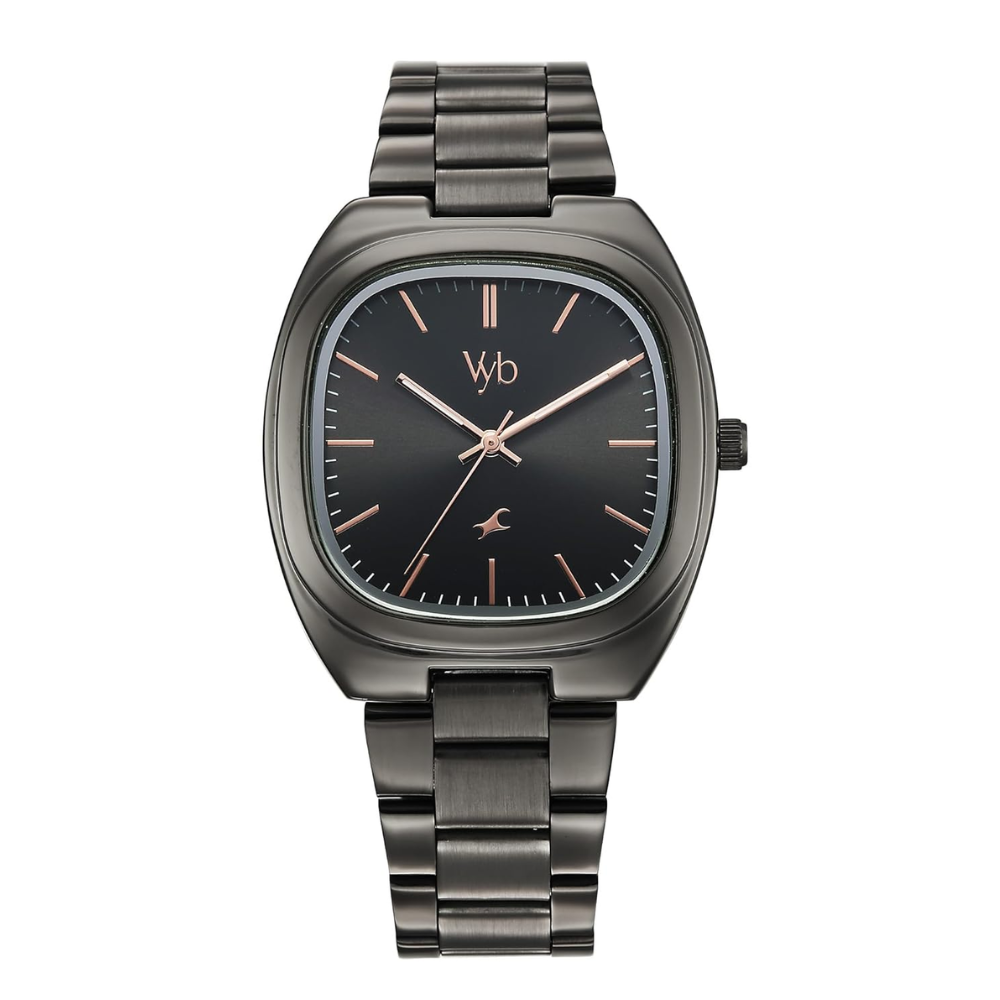 Fastrack Vyb Aviator Grey Dial Men's Watch FV30004QM01W