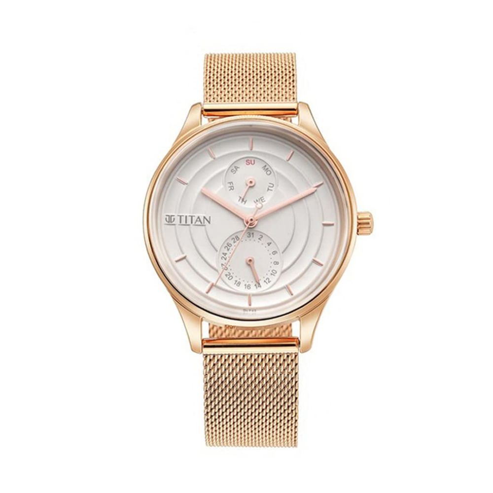 Titan Workwear Neo Workdays Rose Gold Women's Watch 2670WM07