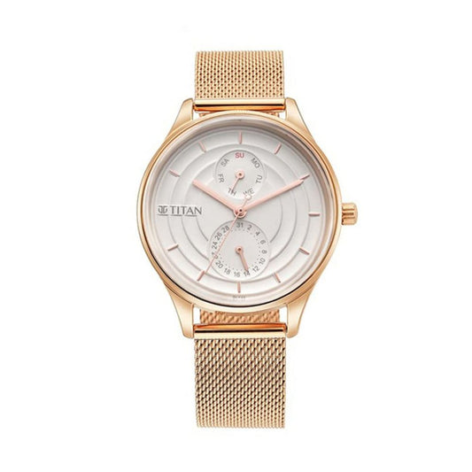 Titan Workwear Neo Workdays Rose Gold Women's Watch 2670WM07