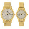 Titan Quartz White Couple Watch 15802490YM04