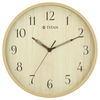 Titan Contemporary Light Brown Dial Wall Clock NSW0080PA01