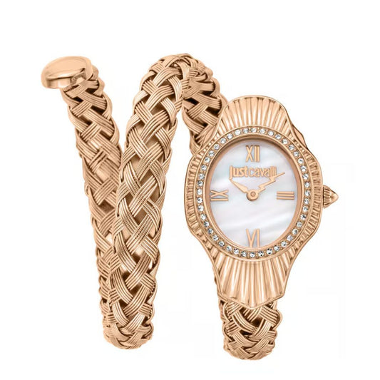 Just Cavalli Twined Rose Gold Women's Watch JC1L305M0045