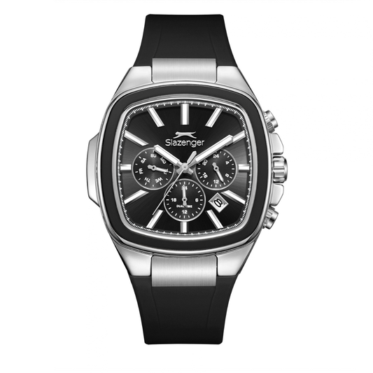 Slazenger Grey Dial Rectangular Curved Men's Watch SL.09.2643.2.361