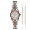 Michael Kors Lexington White Dial Analog Women's Watch MK4817SET