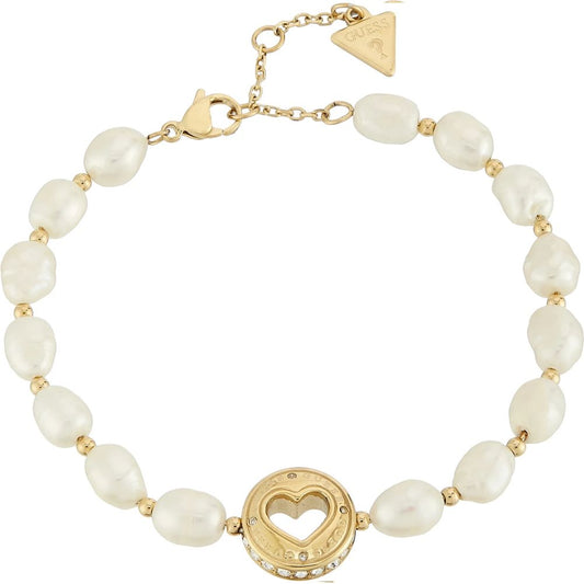 GUESS Steel Gold-plated Women's Bracelet UBB03342YGL