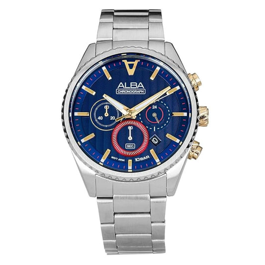 ALBA Signa Blue Dial Men's Watch AT3H97X1
