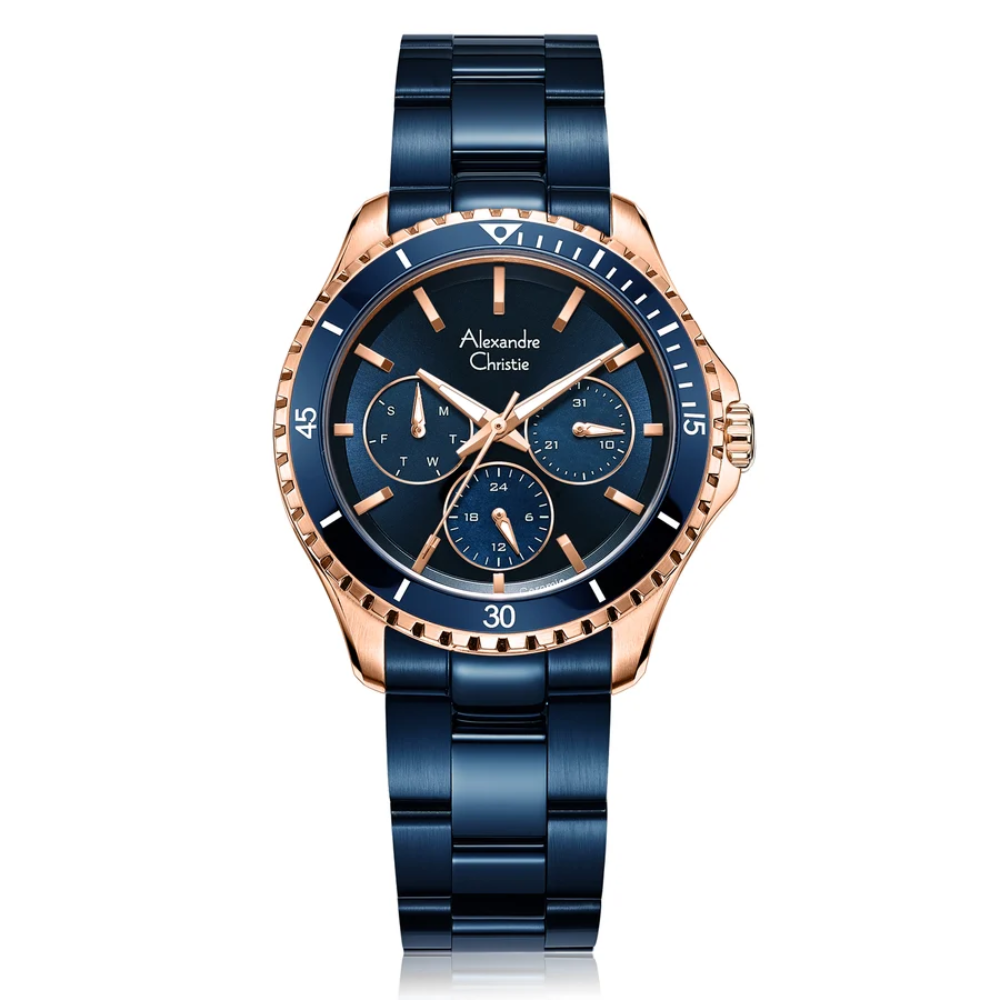 Alexandre Christie 2A54BFBURBU Blue Women's Watch 2A54BFBURBU