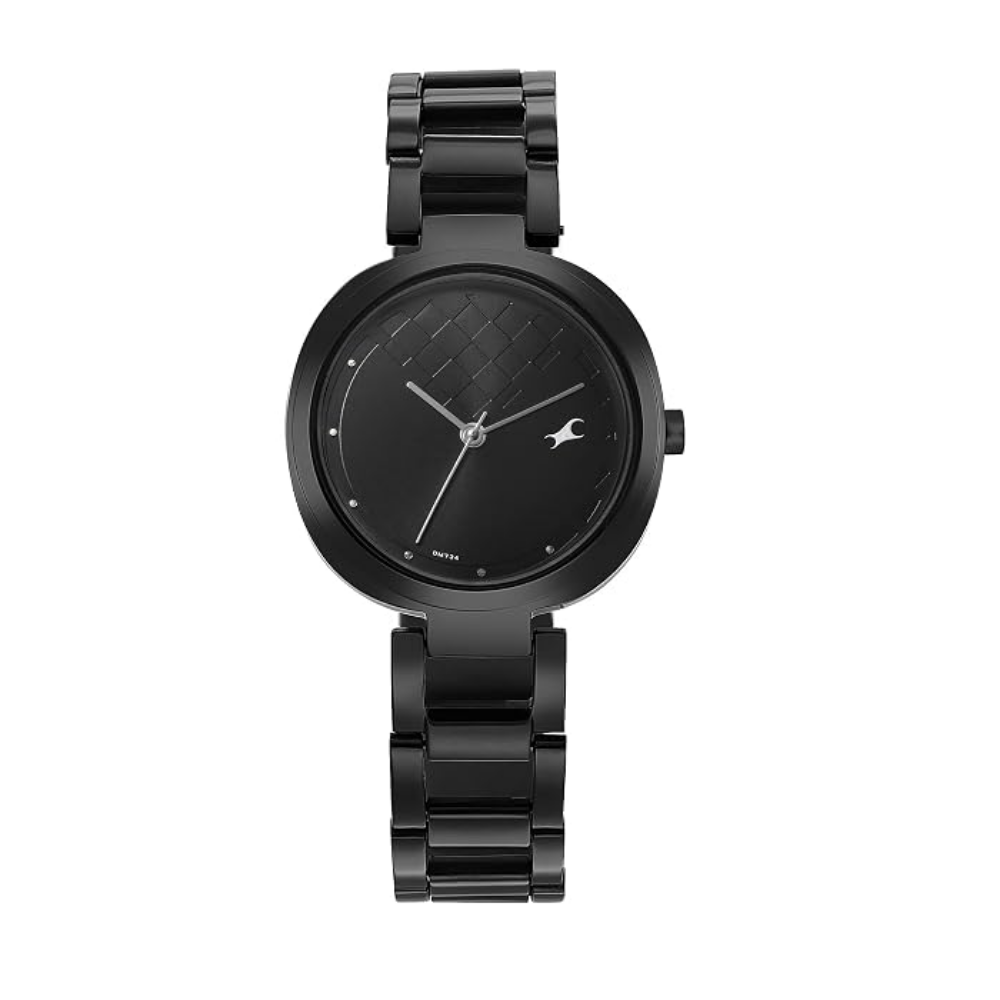 Fastrack Stunners Black Dial Quartz Analog Watch for Girls - 6247NM02