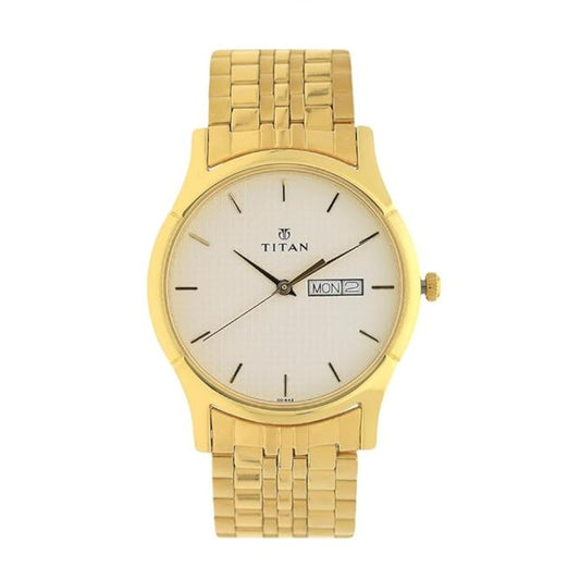 Titan Karishma White Men's Watch 1636YM01