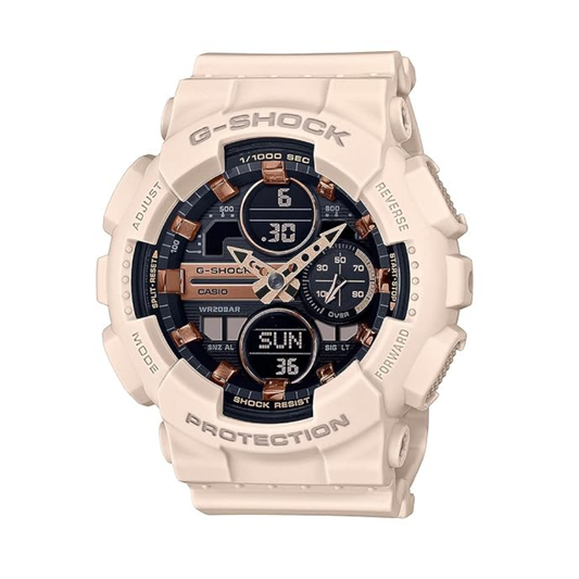 Casio G-Shock Women's Quartz Pink Dial Analog-Digital Resin Watch G1061