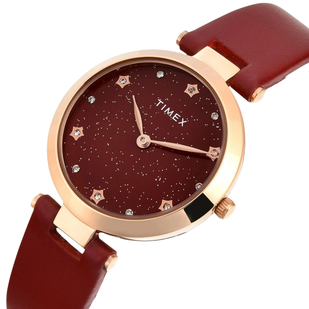 Timex Trendline Red Dial Women's Watch TWEL19205