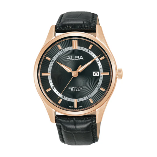 ALBA Asterix Black Dial Men's Watch AS9R22X1