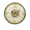 Titan Round Multi-Color Inlay Bezel Mother of Pearl Dial Wall Clock W0111MA01
