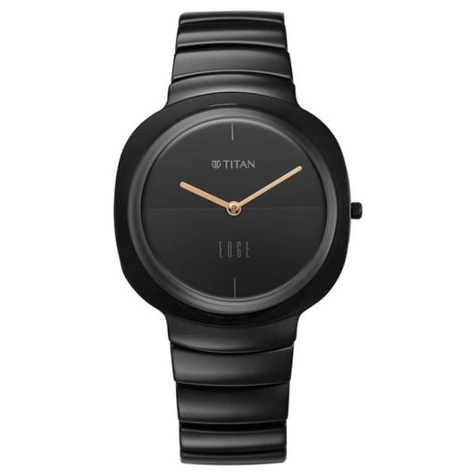 Titan Edge Black Women's Watch 2757NC01