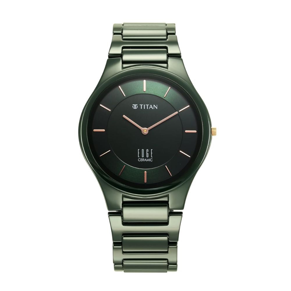 Titan Edge Green Men's Watch 1696QC06