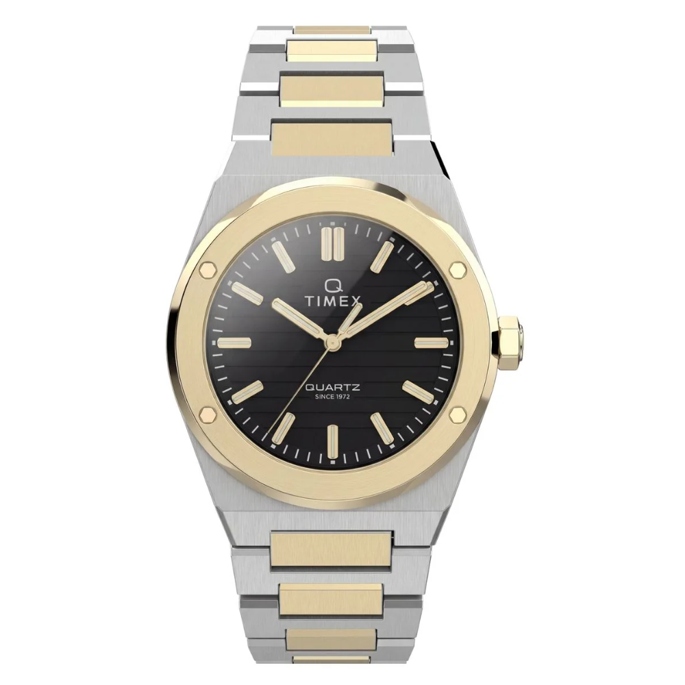 Timex Q Marbella Black Dial Analog Men's Watch - TW2Y81500IK