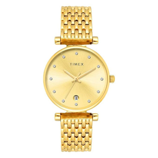Timex Trendline Champagne Dial Women's Watch TWEL21600